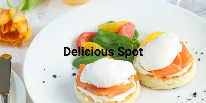 Salmon Muffin Eggs Benedict