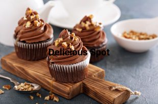 caramel filled chocolate cupcake